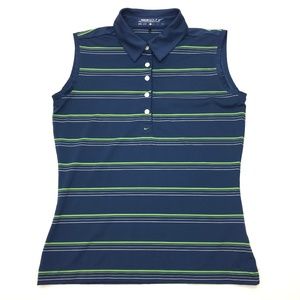 Nike Golf Dri fit tank top small, striped